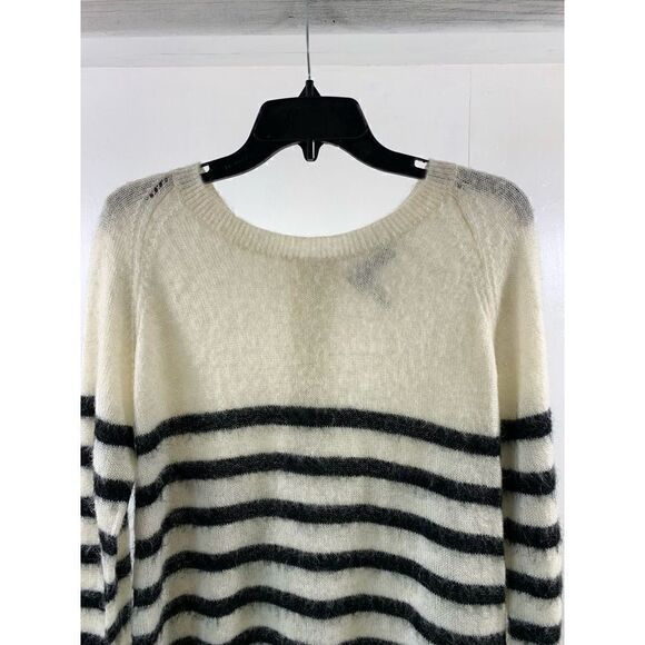 The Kooples Ivory Wool Mohair Blend Sweater Size L - Picture 5 of 13